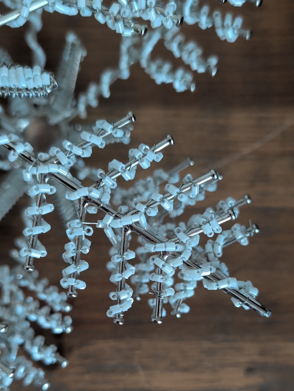 Source Unknown Silver Snowflake Tree Topper - Picture 4 of 5